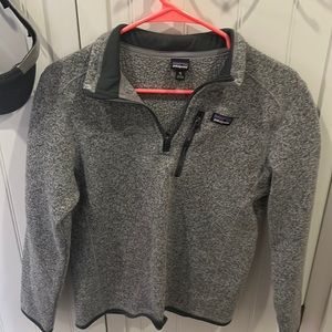 Patagonia 1/4 zip fleece jacket. Size kids XL/14